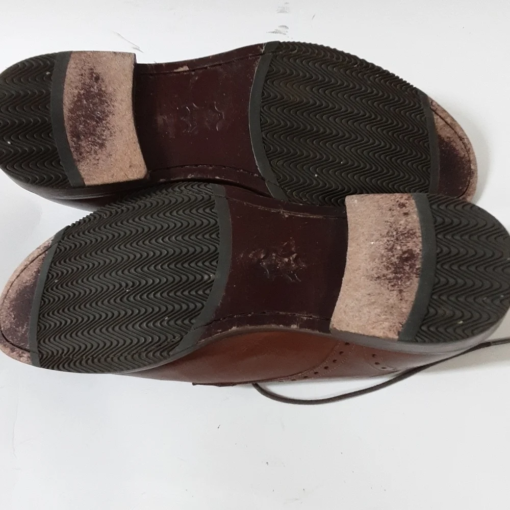 14th &Union leather men oxford 11.5us Brown Casual Event Lace Up Office